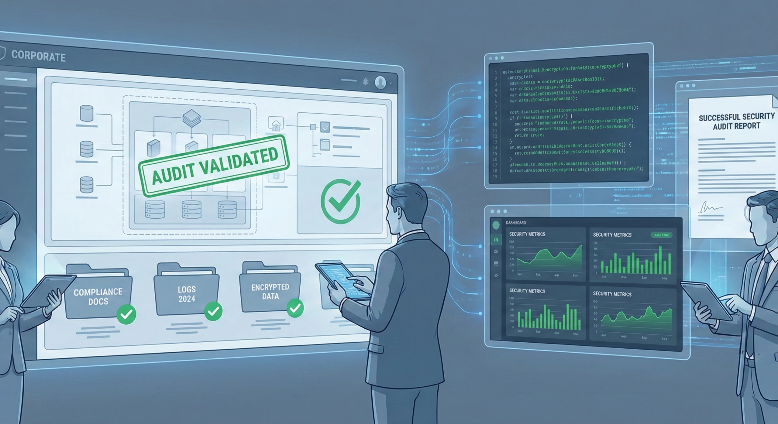 Enterprise teams building audit-ready applications with security controls, documentation, and testing for compliance validation