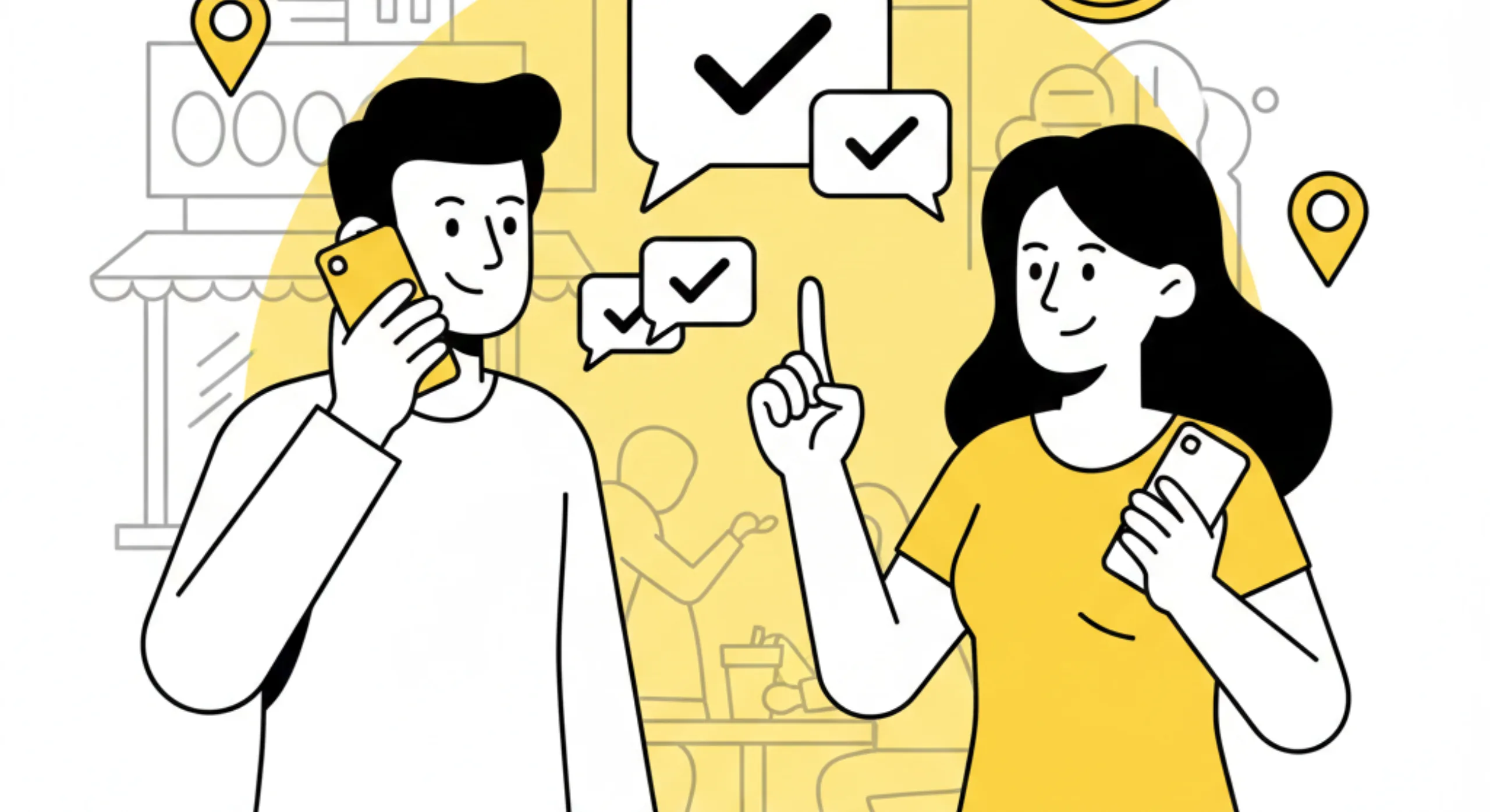 Short conversations faster decisions in local buying and selling