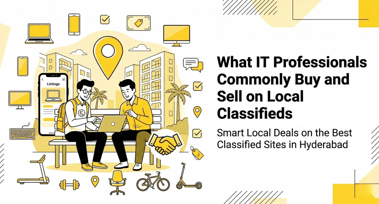 What IT Professionals Commonly Buy and Sell on Local Classifieds including laptops, monitors, gadgets and furniture