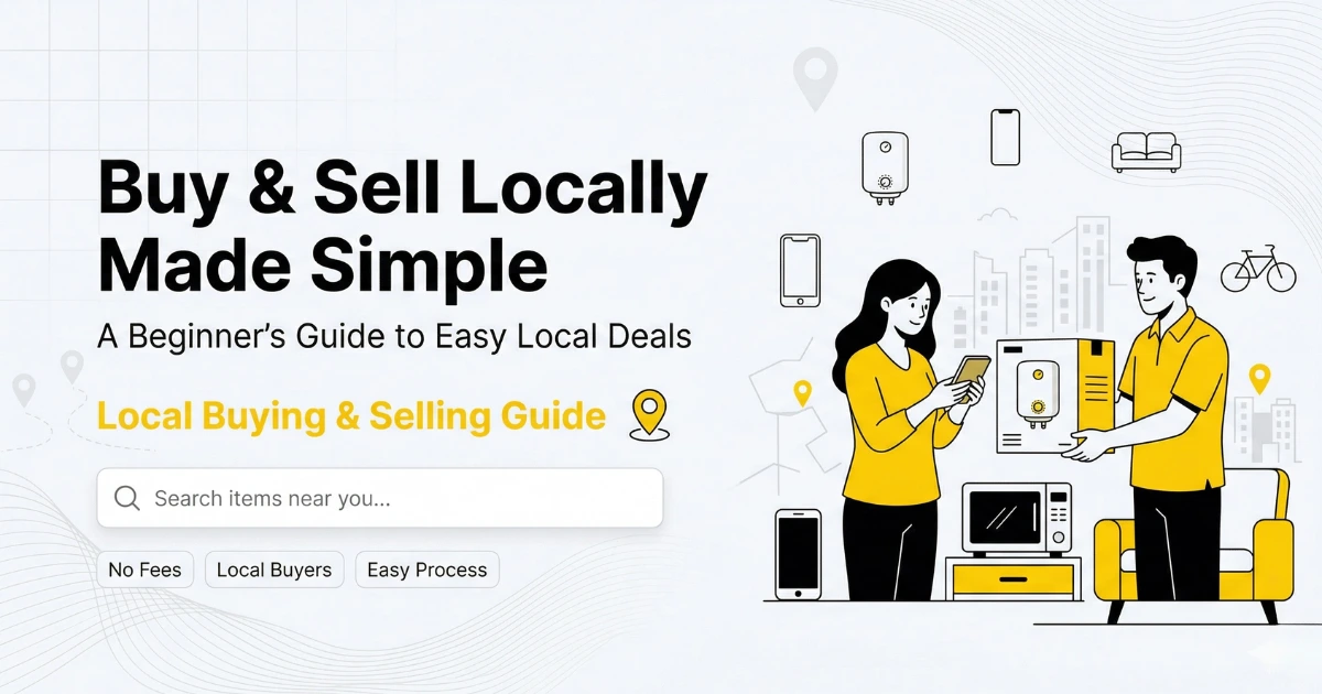 buy and sell locally complete guide for beginners local classifieds india