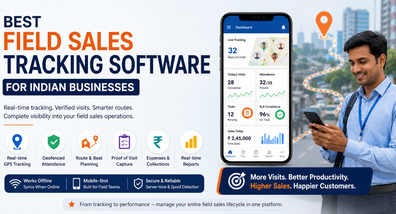 Best Field Sales Tracking Software for Indian Businesses