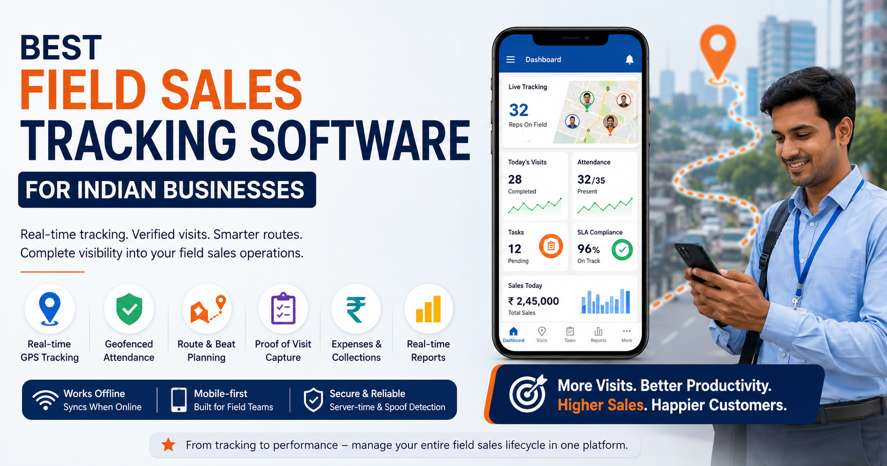 Best Field Sales Tracking Software for Indian Businesses